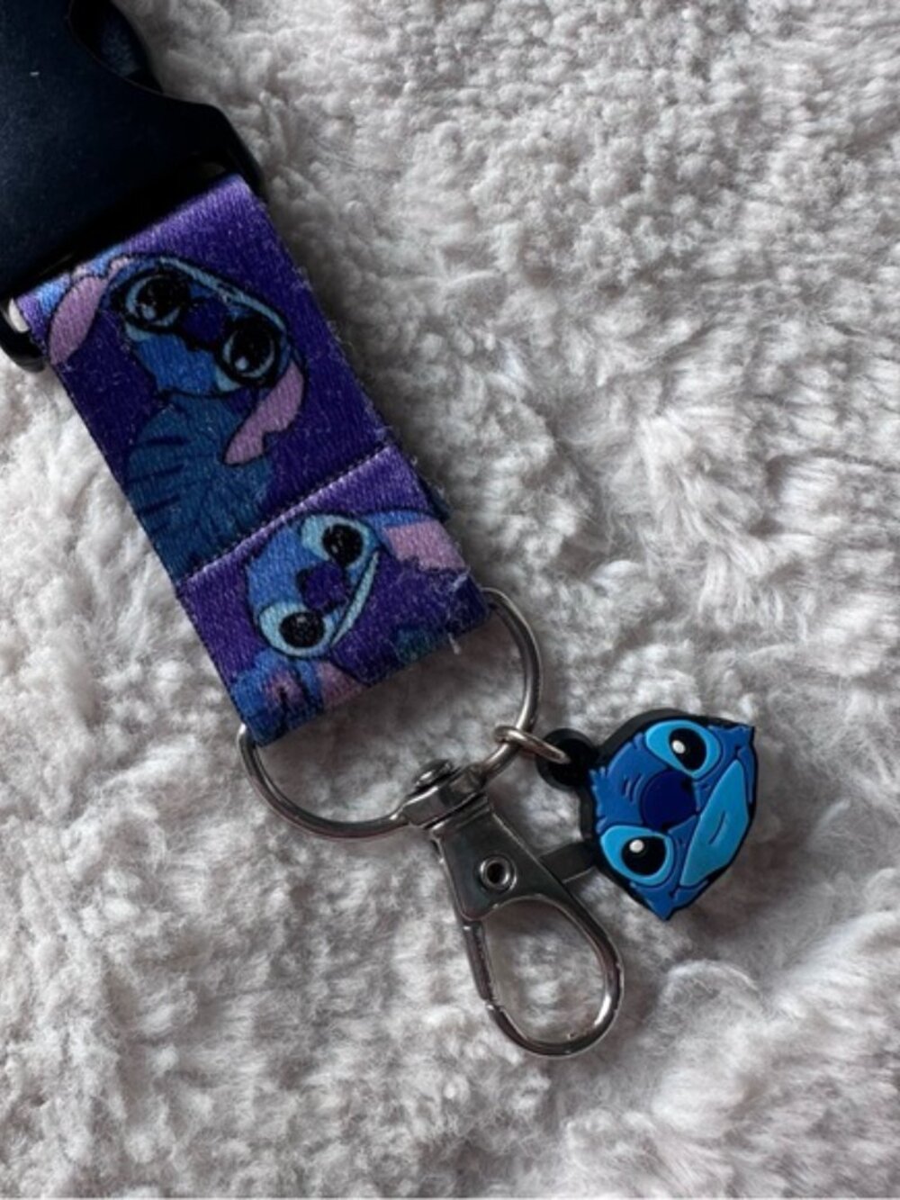 Disney | Stitch Unisex Blue and Purple Detachable Lanyard | Size 10" - Picture 3 of 7